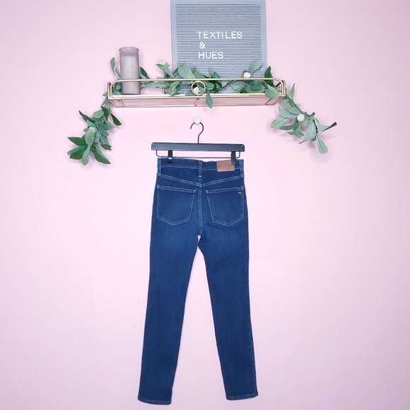 Madewell 10-inch High Waist Skinny Jeans: Button Front Edition In Cassia - Picture 16 of 16